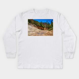 Lick Wash Trail Hike Kids Long Sleeve T-Shirt